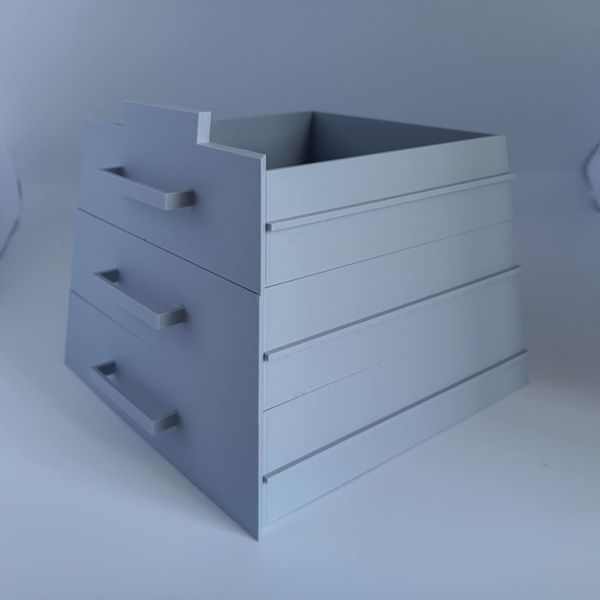 Option 3 Tiroirs pour support scale