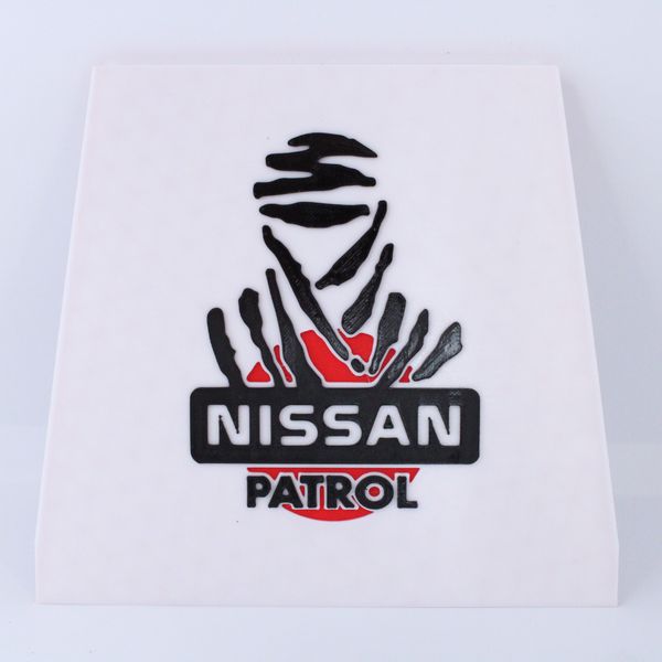 Face Nissan Patrol Dakar pour support RC