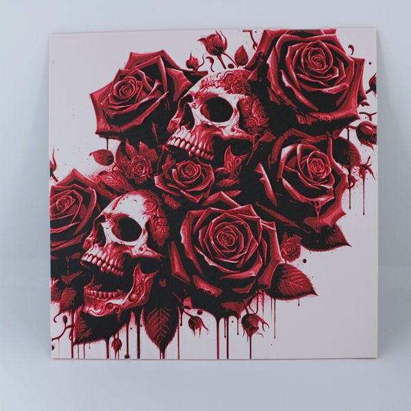 Tableau Rose sombre