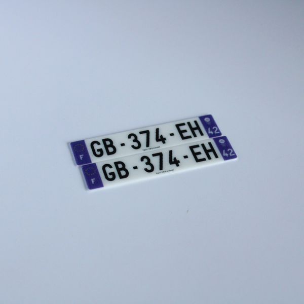 Plaques d'immatriculation française (42)