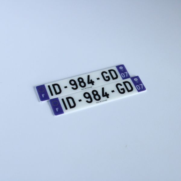 Plaques d'immatriculation française (07)