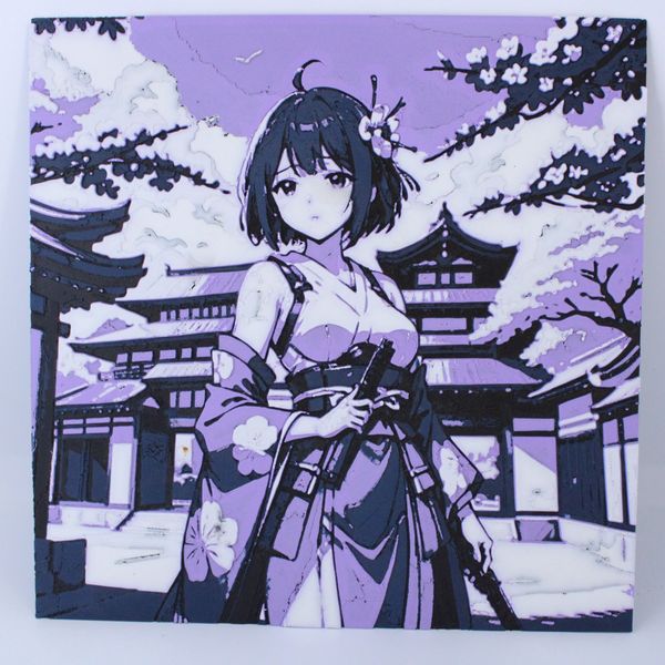 Tableau manga gaicha la vie en bleu
